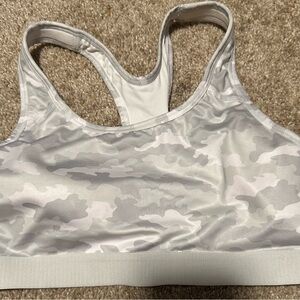 Avia White Camo Sports Bra